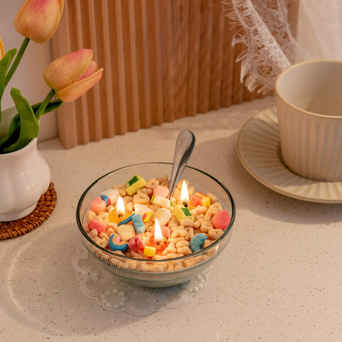 Lucky Charms Candle Cereal Bowl