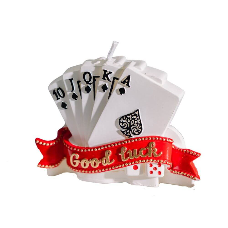 Lucky Poker Candle