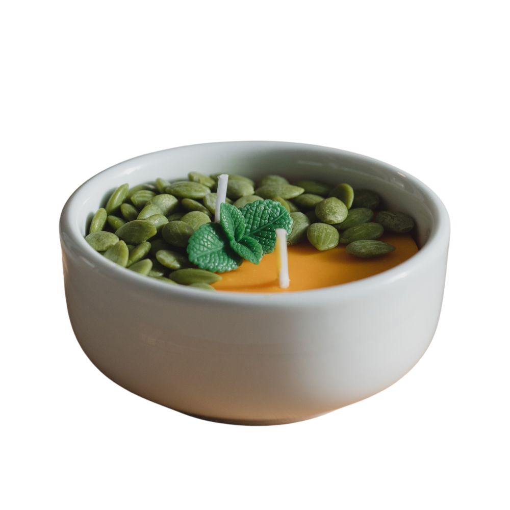 Pumpkin Soup Bowl Scented Candle