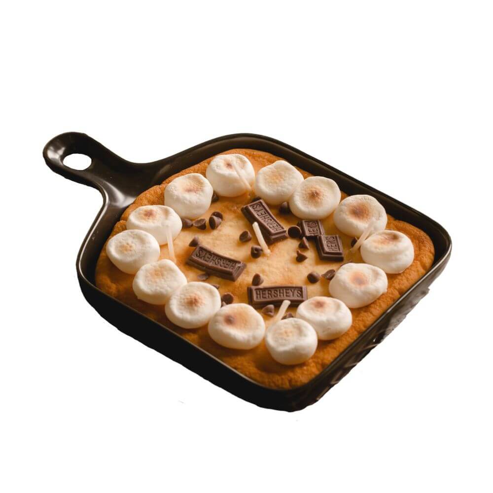 Skillet S'more Chocolate and Marshmallow Candle