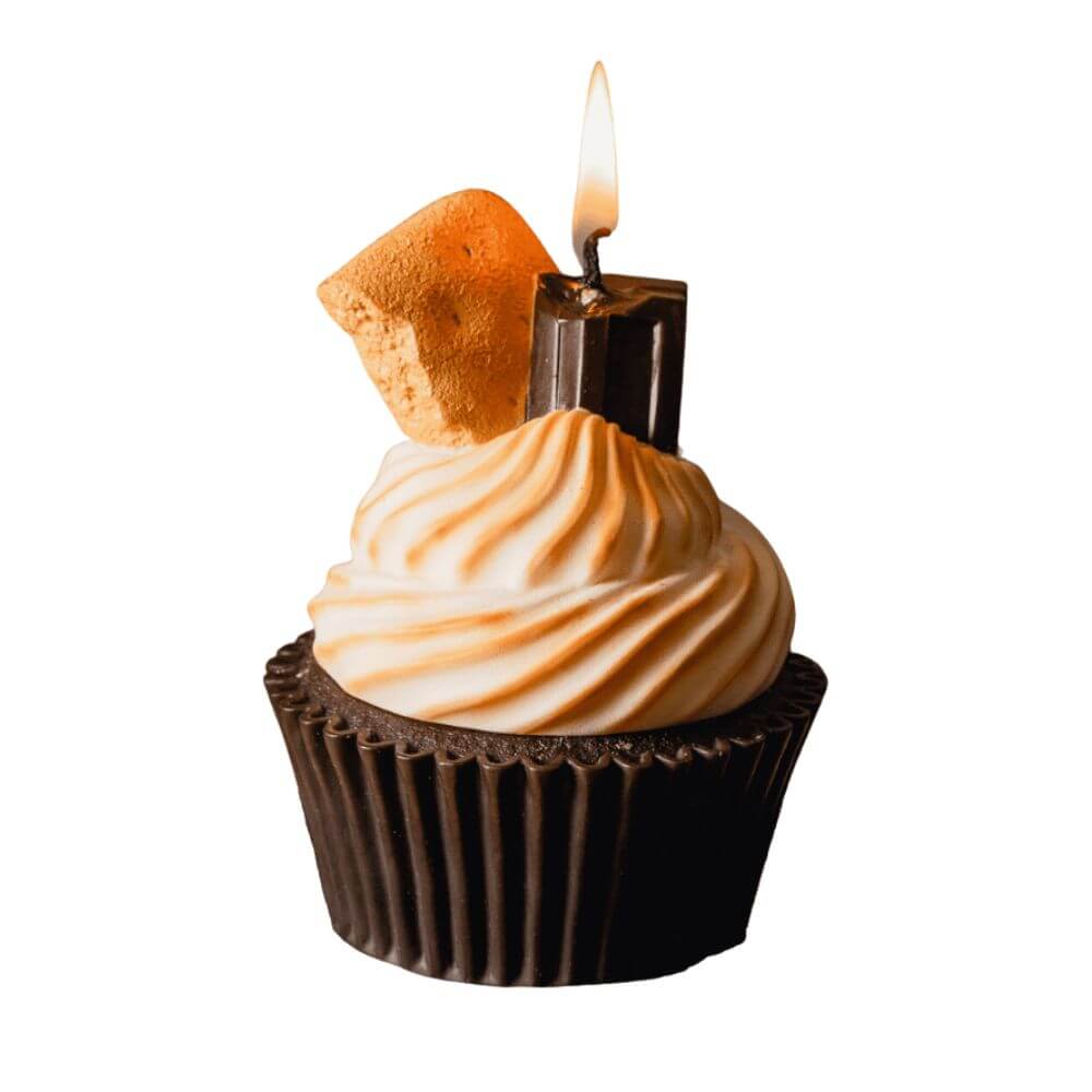 S’more Cupcake Candle