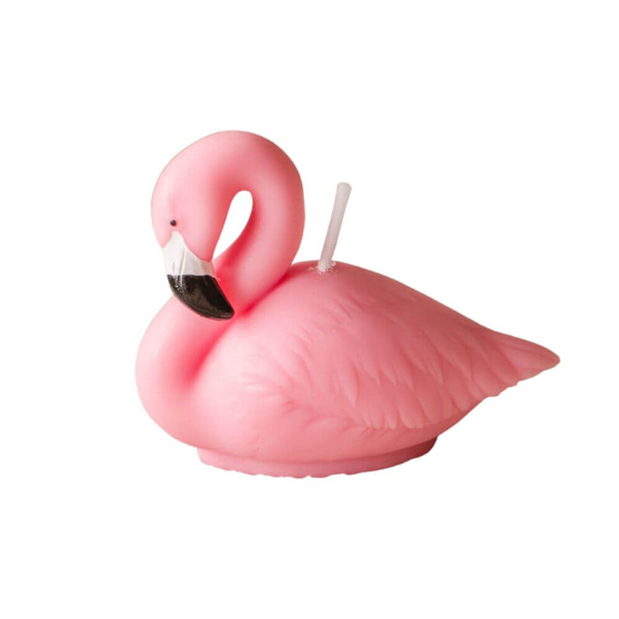 Pink Flamingo Candle